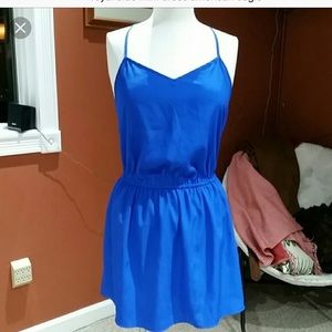 american eagle blue dress